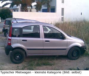 Mietwagen Andalusien Auto