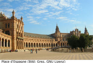 Sehenswrdigkeit Sightseeing Sevilla Andalusien 