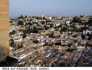Albaicín Altstadt Arabisch granada Andalusien