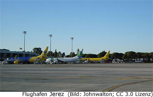 Flughafen Airport Aeropuerto Jerez de la Frontera 