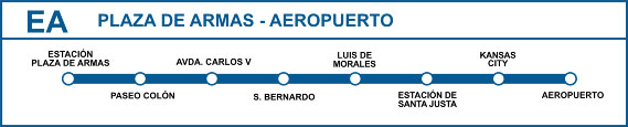 Bus Transfer Flughafen Sevilla Andalusien Fahrplan